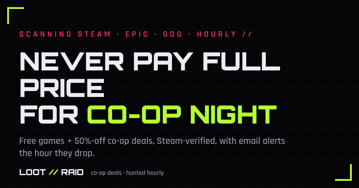 Got tired of missing co-op game sales so I built something to track them